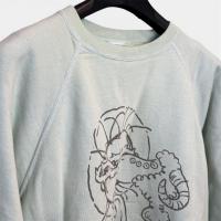 CREW NEC SWEAT - LIGHT BLUE