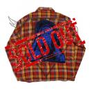 Black Madonna Mohair Flannel Red