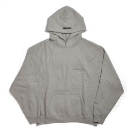 ESSENTIALS PULLOVER HOODIE DARK HEATHER OATMEAL