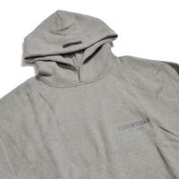 ESSENTIALS PULLOVER HOODIE DARK HEATHER OATMEAL