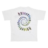 SPIRAL BACK PRINTED T-SHIRT
