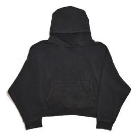 HEAVY HOOD WASHED BLACK