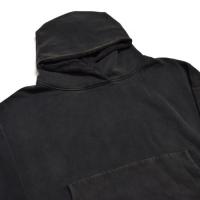 HEAVY HOOD WASHED BLACK