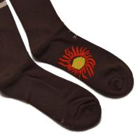 REVERSE JACK SOCKS BROWN