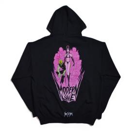 DEADLY DOLL modern love zip up