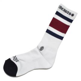 Classic Stripe Socks - Dark Red / Navy