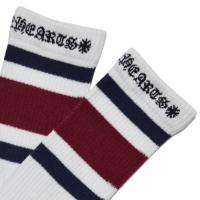 Classic Stripe Socks - Dark Red / Navy