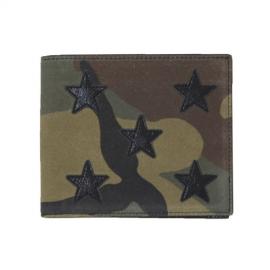 Camouflage Wallet with Applique Star