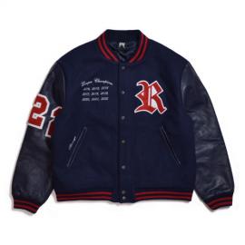 NAVY ROTTWEILER VARSITY JACKET