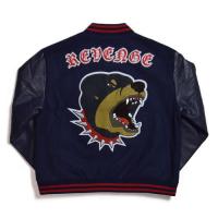 NAVY ROTTWEILER VARSITY JACKET