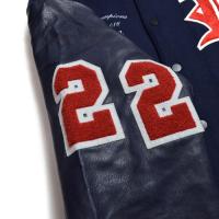 NAVY ROTTWEILER VARSITY JACKET