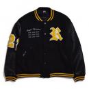 BLACK ROTTWEILER VARSITY JACKET