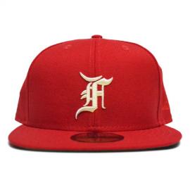 Essentials x New Era 59FIFTY Fitted Hat Red