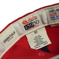 Essentials x New Era 59FIFTY Fitted Hat Red