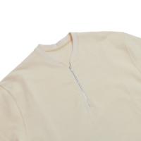 Short Sleeve Half Zip Henley