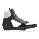 SUEDE PANEL HI TOP SNEAKERS