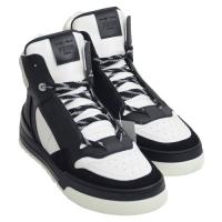 SUEDE PANEL HI TOP SNEAKERS
