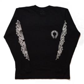 Horseshoe & Floral Cross Logo L/S T-Shirt