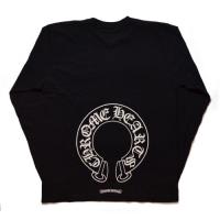 Horseshoe & Floral Cross Logo L/S T-Shirt