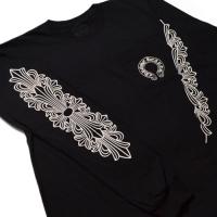 Horseshoe & Floral Cross Logo L/S T-Shirt