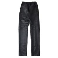 SLIM-FIT LEATHER SWEATPANTS