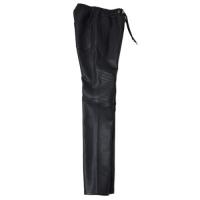 SLIM-FIT LEATHER SWEATPANTS