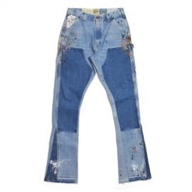La Flare Panelled Denim Pants