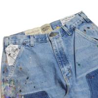 La Flare Panelled Denim Pants