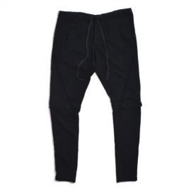 LAYERED SWEATPANTS BLACK