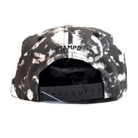 Black Blotch Print Hat