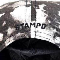Black Blotch Print Hat