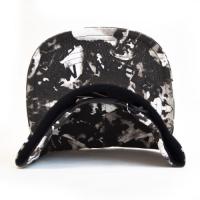 Black Blotch Print Hat