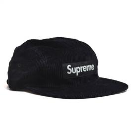 Corduroy Camp Cap Black