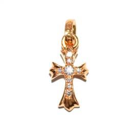 CH CROSS 22K BABY FAT with PAVE Diamonds