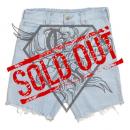 Mascot Denim Shorts Bleach Wash