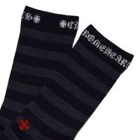 STRIPES SOCKS - BLACK/GREY