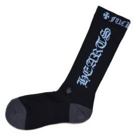 OLD ENGLISH SOCKS - BLACK/BLUE