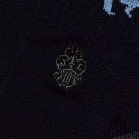 OLD ENGLISH SOCKS - BLACK/BLUE