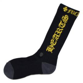 OLD ENGLISH SOCKS - BLACK/YELLOW