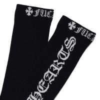 OLD ENGLISH SOCKS - BLACK/WHITE