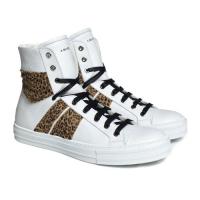 SUNSET SNEAKER WHITE/LEOPARD