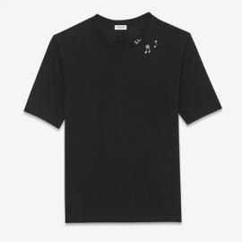 SURF SHORT SLEEVE SL MUSICAL NOTES PRINTED T-SHIRT