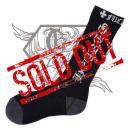 OLD ENGLISH SOCKS - BLACK/WHITE