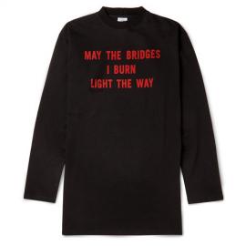 Oversized Printed Long T-Shirt