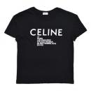 CREW NECK CLASSIC T-SHIRT IN CELINE PRINTED JERSEY