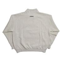 Essentials Oatmeal Mock Neck Sweatshirt