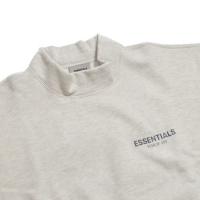 Essentials Oatmeal Mock Neck Sweatshirt