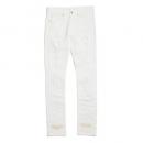 SLIM FIT RIPS WHITE 5 POCK WHITE