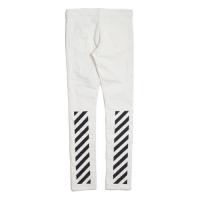 SLIM FIT RIPS WHITE 5 POCK WHITE