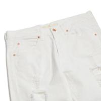 SLIM FIT RIPS WHITE 5 POCK WHITE